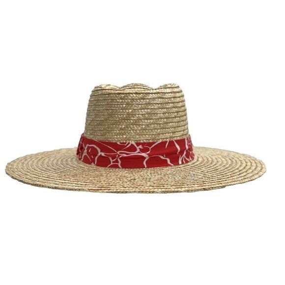 Brixton Joanna Straw Hat Honey/Aloha Red Size Women’s Small main image 5